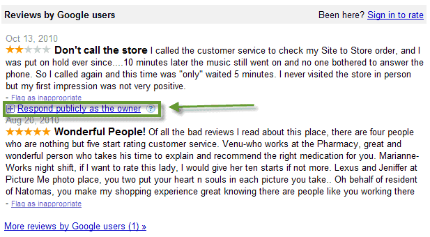 responding to reviews 2