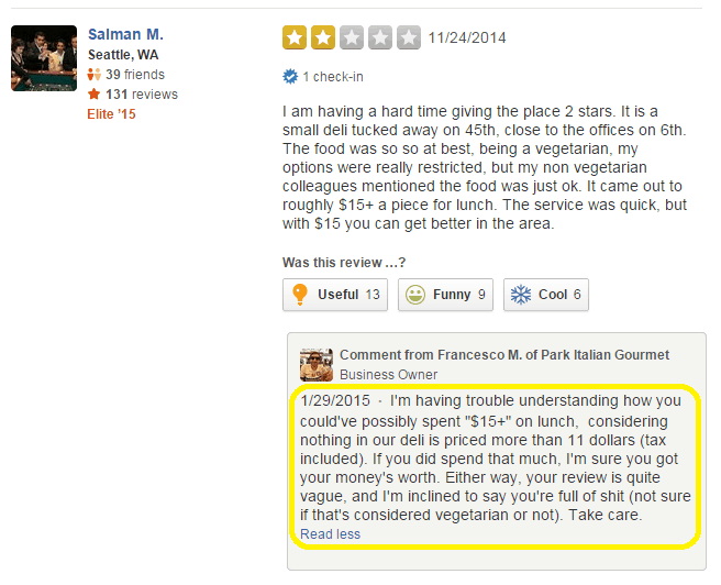 Revenge of the Business Owners: Is It Worth Fighting Back Against Negative Reviewers?