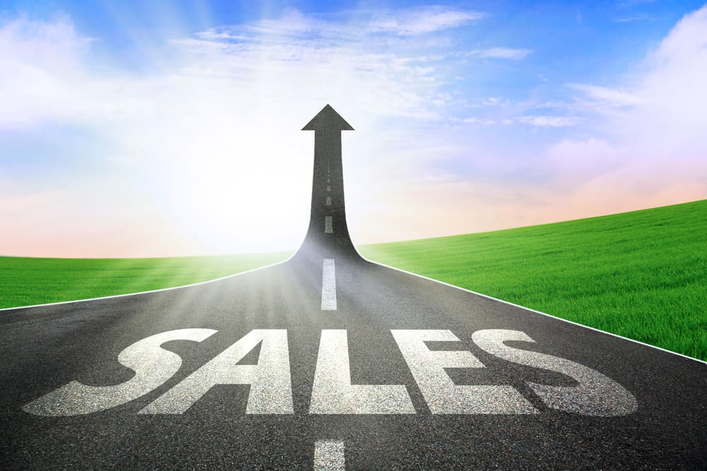 Sales increase