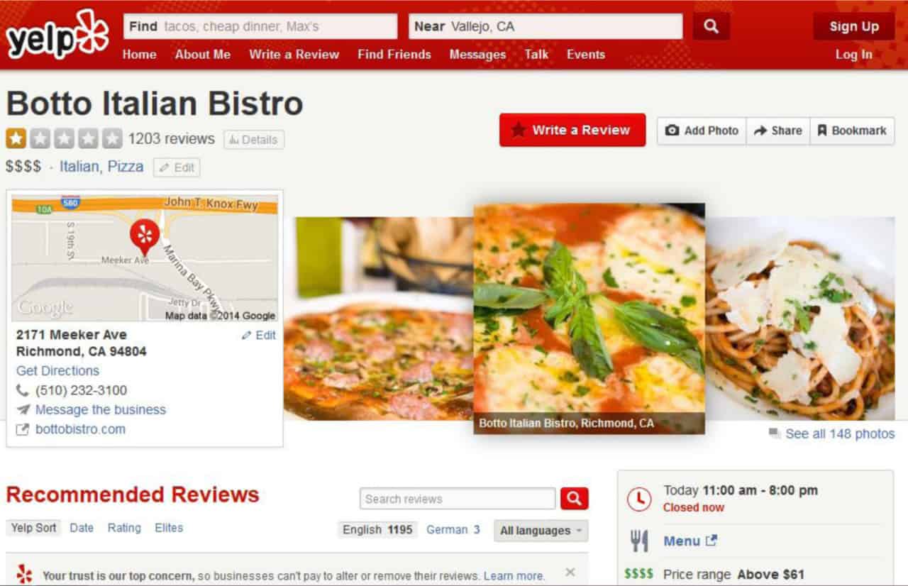 track negative yelp reviews