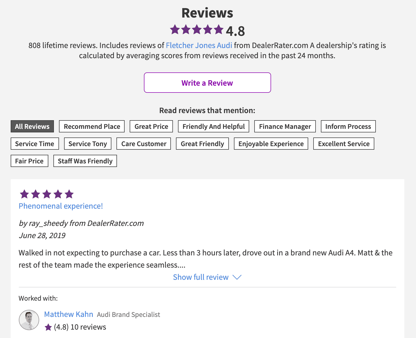 A Guide to your Cars.com Dealer Reviews - ReviewTrackers