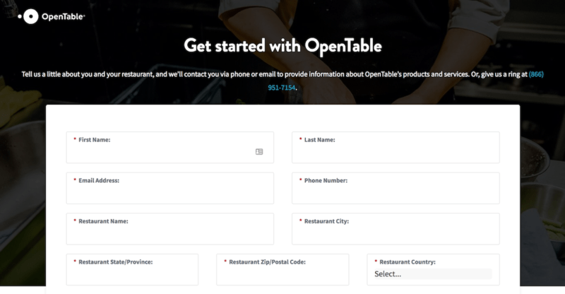 opentable business