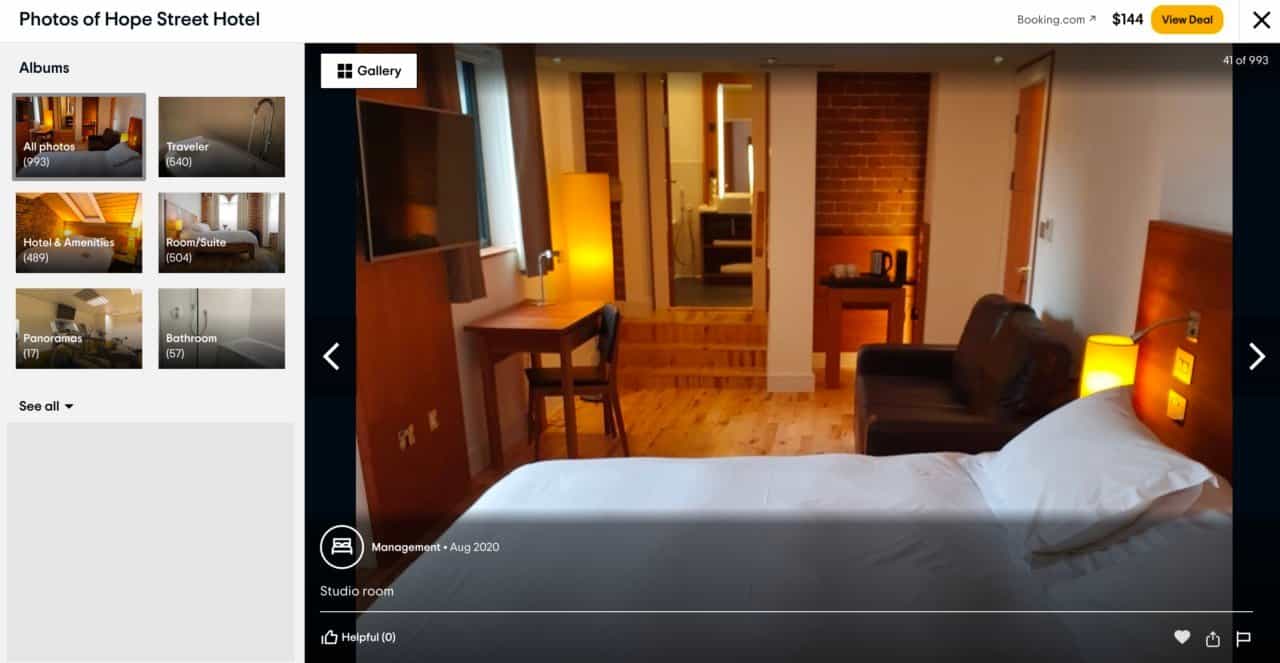 a screenshot of management photos in a tripadvisor listing