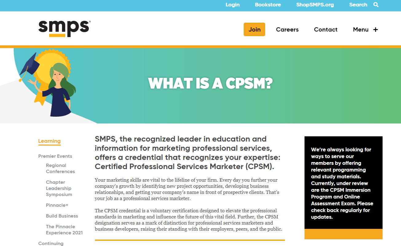 cpsm best courses for marketing professionals