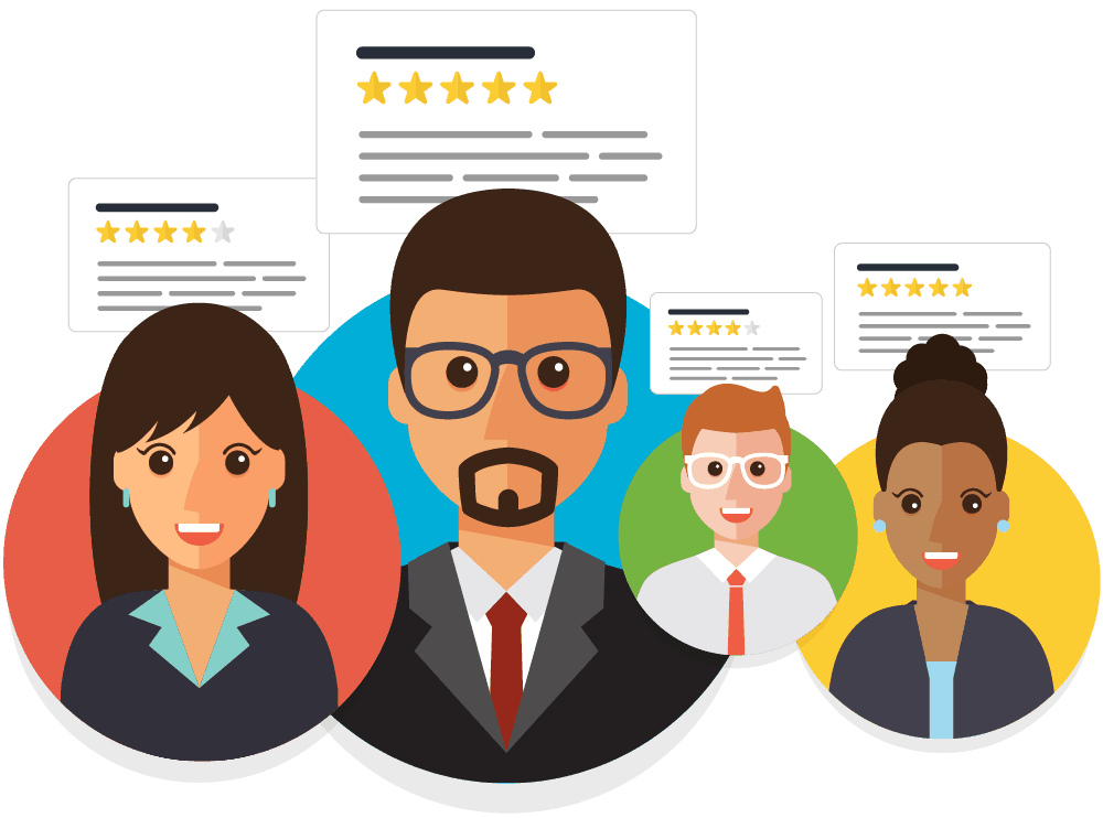 Request reviews from your most loyal customers