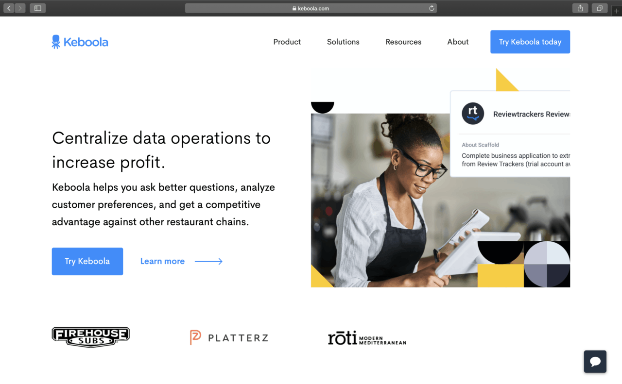 keboola data operations for restaurants