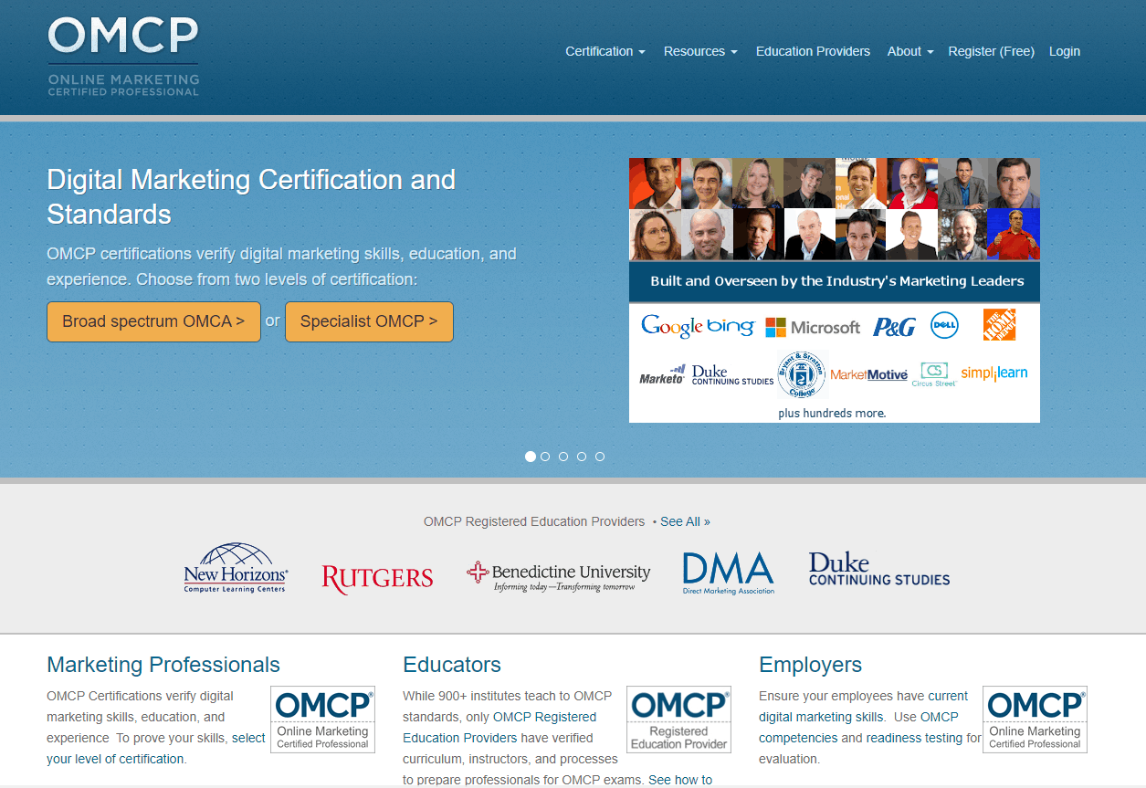 omcp certification