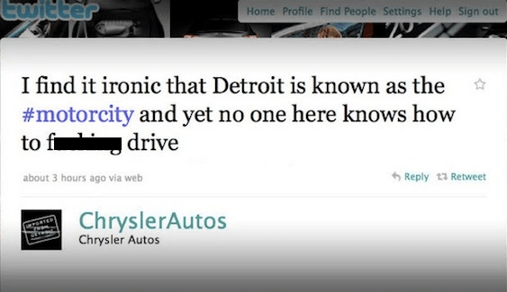 online review monitoring chrysler