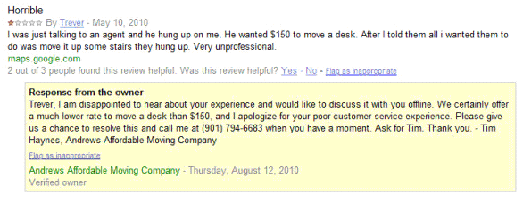 online review tracking and response 2