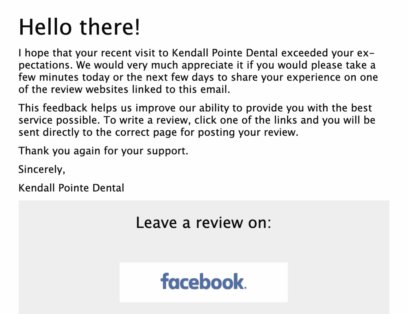 request reviews facebook