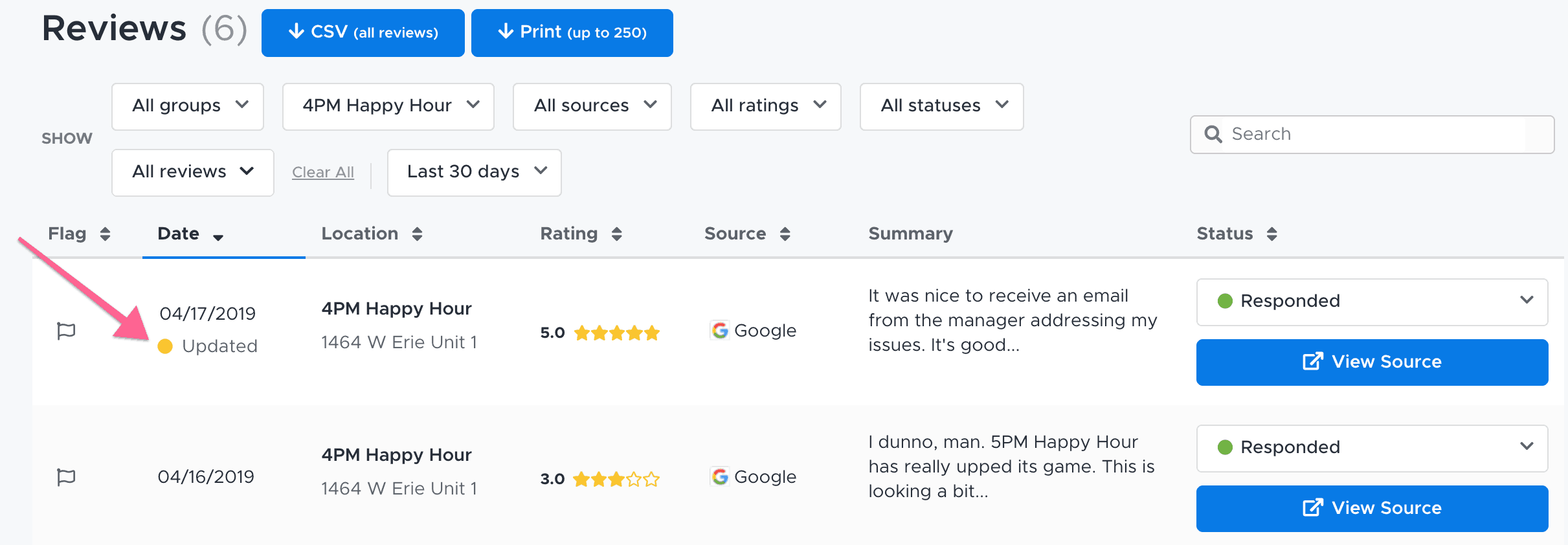 See When Reviews Are Updated with Review Change Tracking ReviewTrackers
