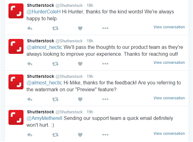 shutterstock on twitter