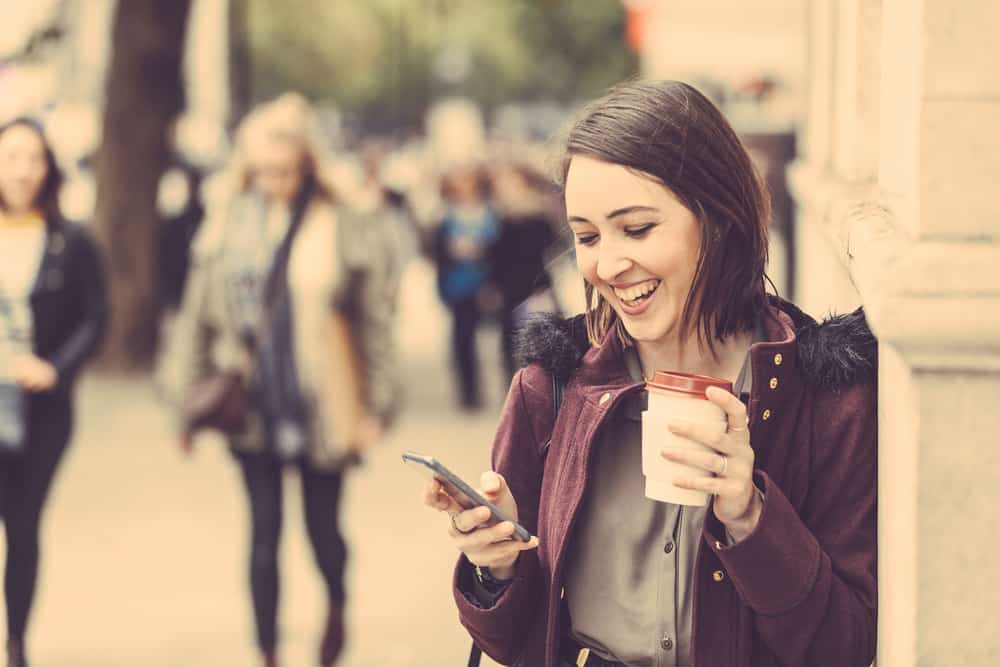 person with phone