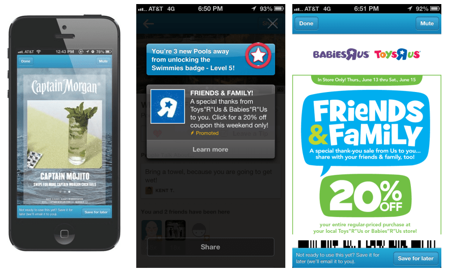 track foursquare reviews