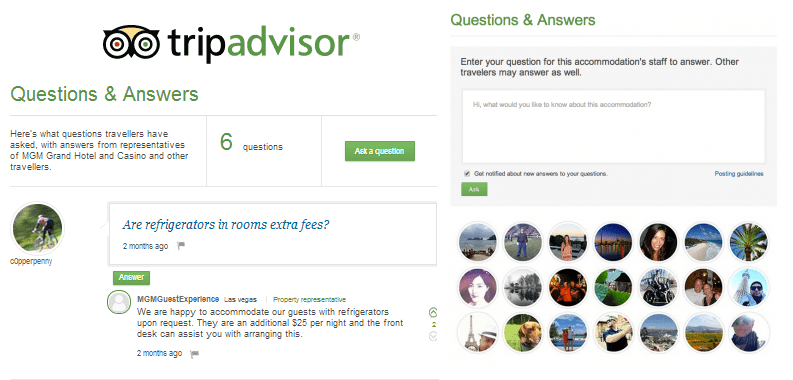 tripadvisor questions and answers