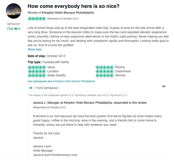 review your trip