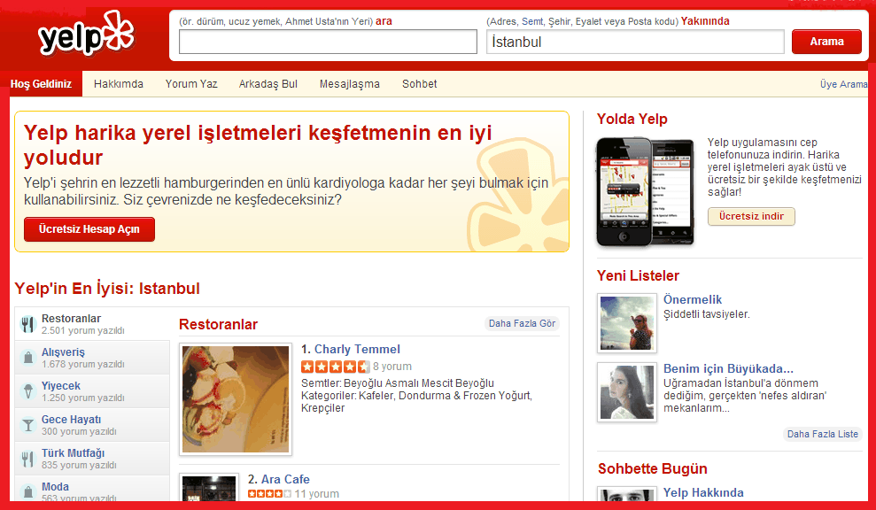 yelp online reviews aggregator